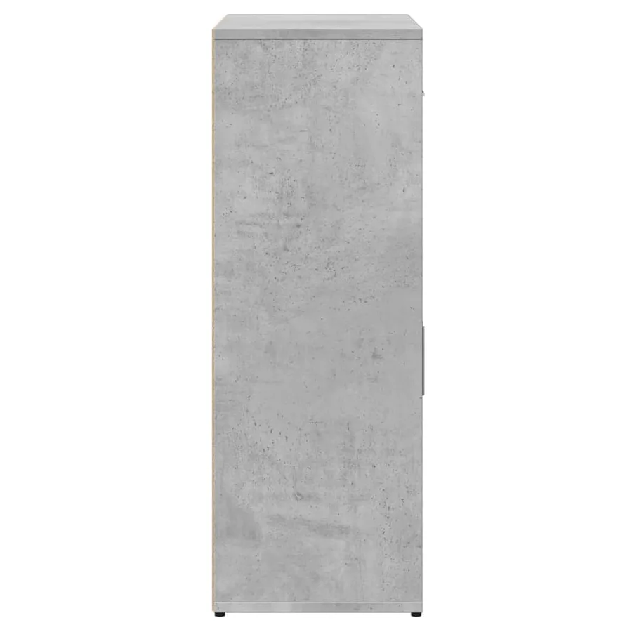 Buffets 2 pcs gris béton 60x30x84 cm bois d'ingénierie - 6