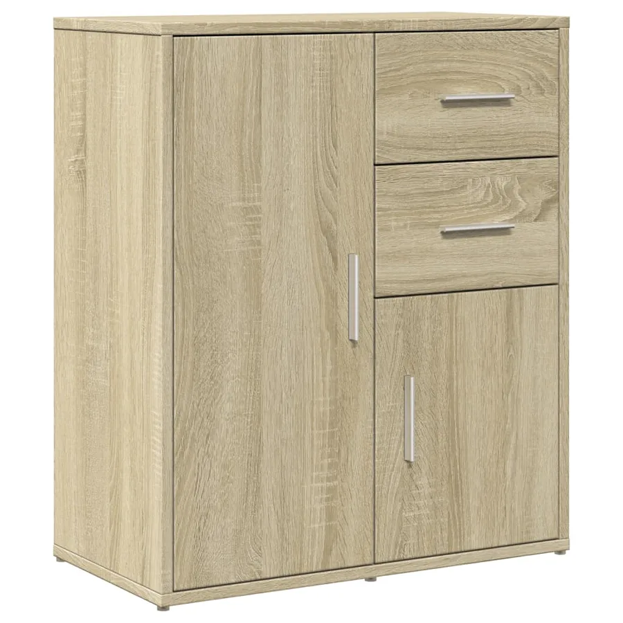 Buffet chêne sonoma 60x31x70 cm bois d'ingénierie - 2