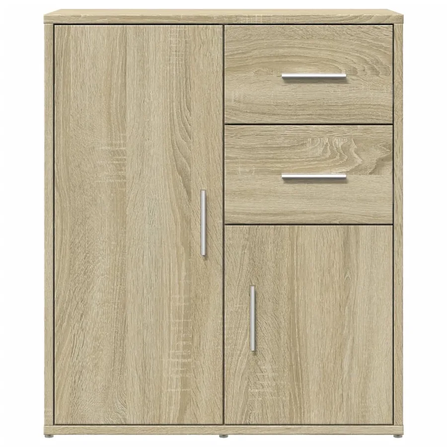 Buffet chêne sonoma 60x31x70 cm bois d'ingénierie - 5