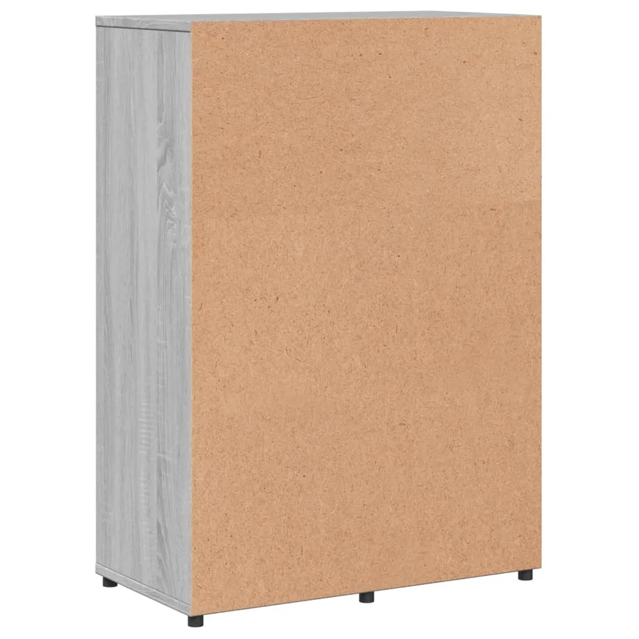 Buffet sonoma gris 60x31x84 cm bois d'ingénierie - 7