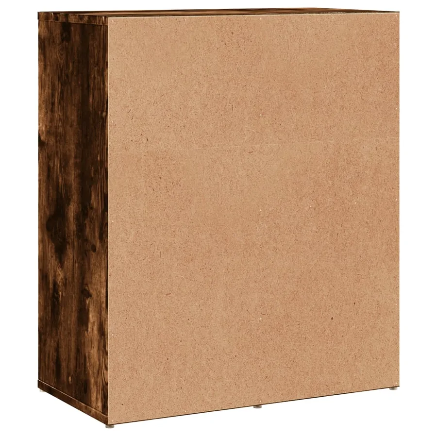 Buffets 2 pcs chêne fumé 60x31x70 cm bois d'ingénierie - 7
