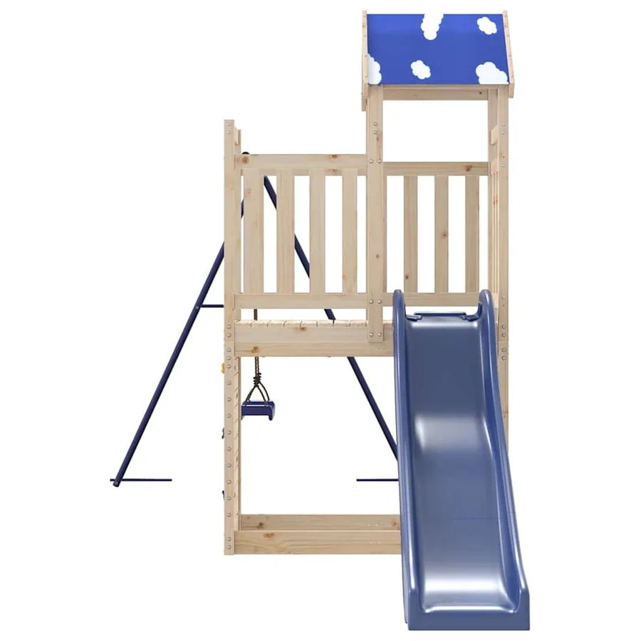 Aire de jeux d'extérieur bois de pin massif - 5