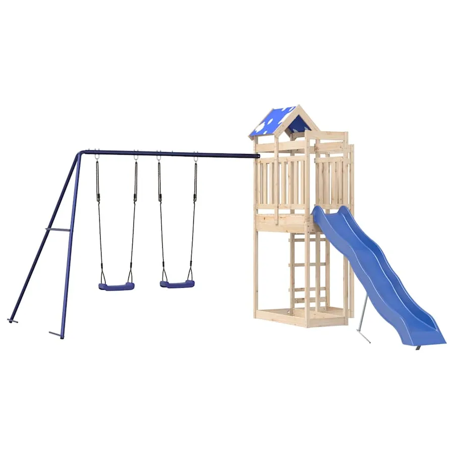 Aire de jeux d'extérieur bois de pin massif - 2