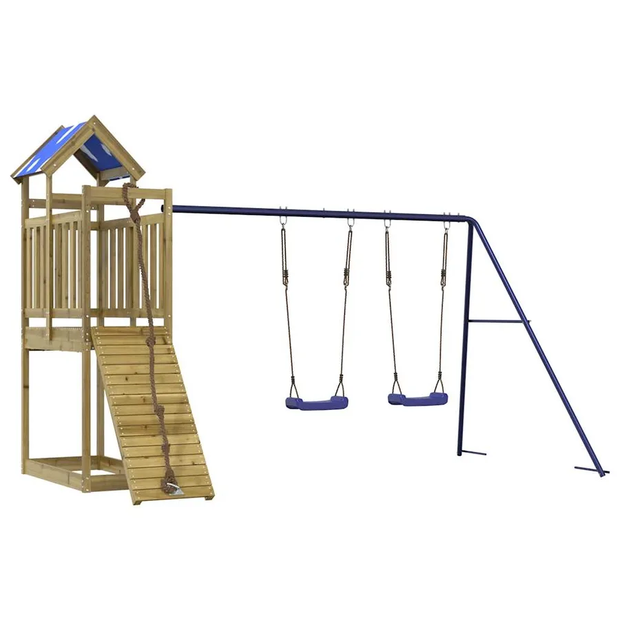 Aire de jeux d'extérieur bois de pin imprégné - 2