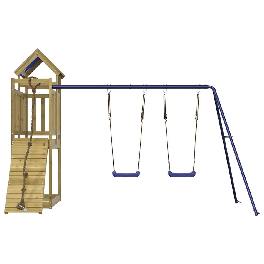 Aire de jeux d'extérieur bois de pin imprégné - 3