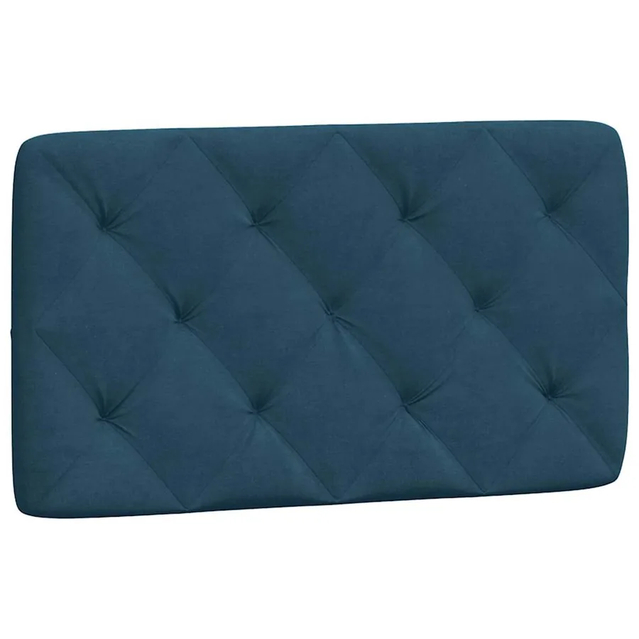 Cadre de lit avec LED sans matelas bleu 90x190 cm velours - 9