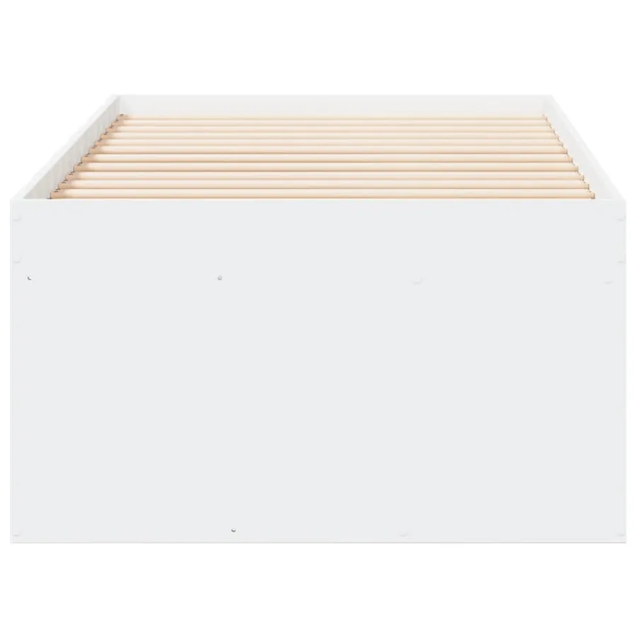 Lit de jour avec tiroirs sans matelas blanc 90x190 cm - 5