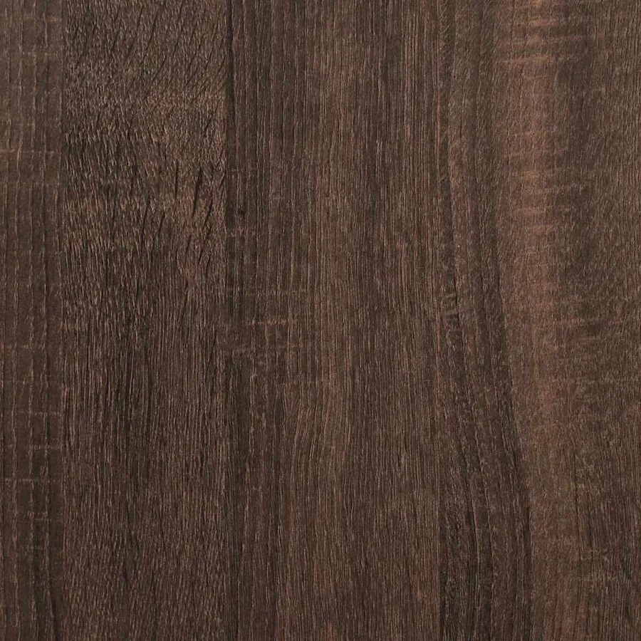 Cadre de lit sans matelas chêne marron 75x190 cm - 8