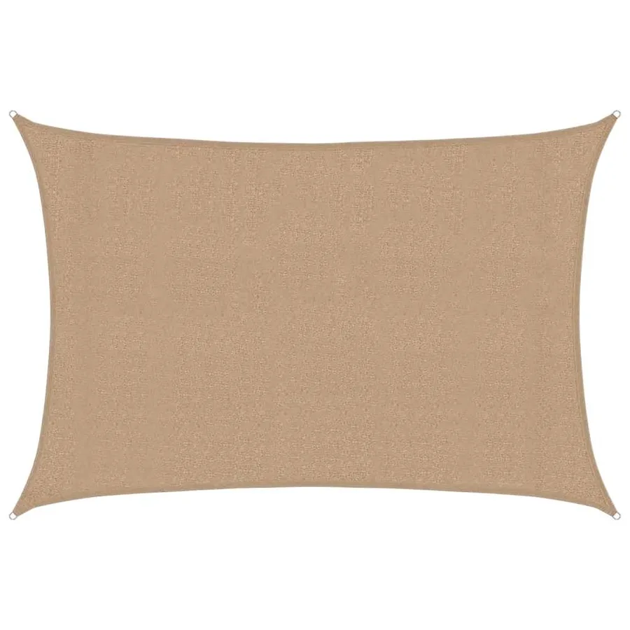 Voile d'ombrage 160 g/m² Taupe 3x4 m PEHD - 2