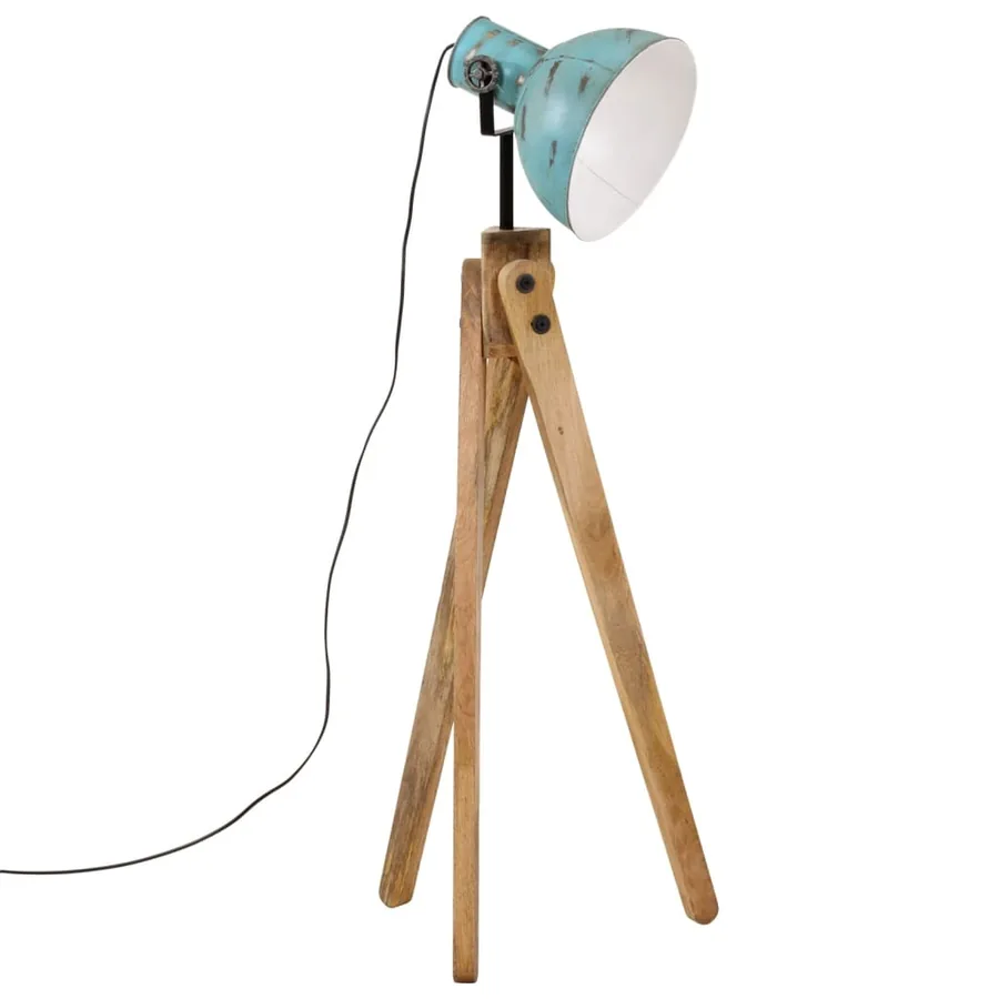 Lampadaire 25 W bleu délavé 45x45x120 cm E27 - 2