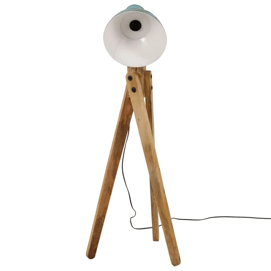 Lampadaire 25 W bleu délavé 45x45x120 cm E27 - 3