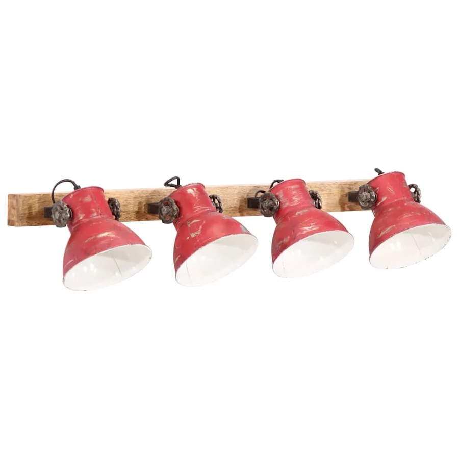 Lampe murale 25 W rouge délavé 90x25 cm E27 - 2