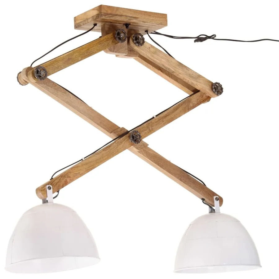 Plafonnier 25 W blanc 29x18x85 cm E27 - 2