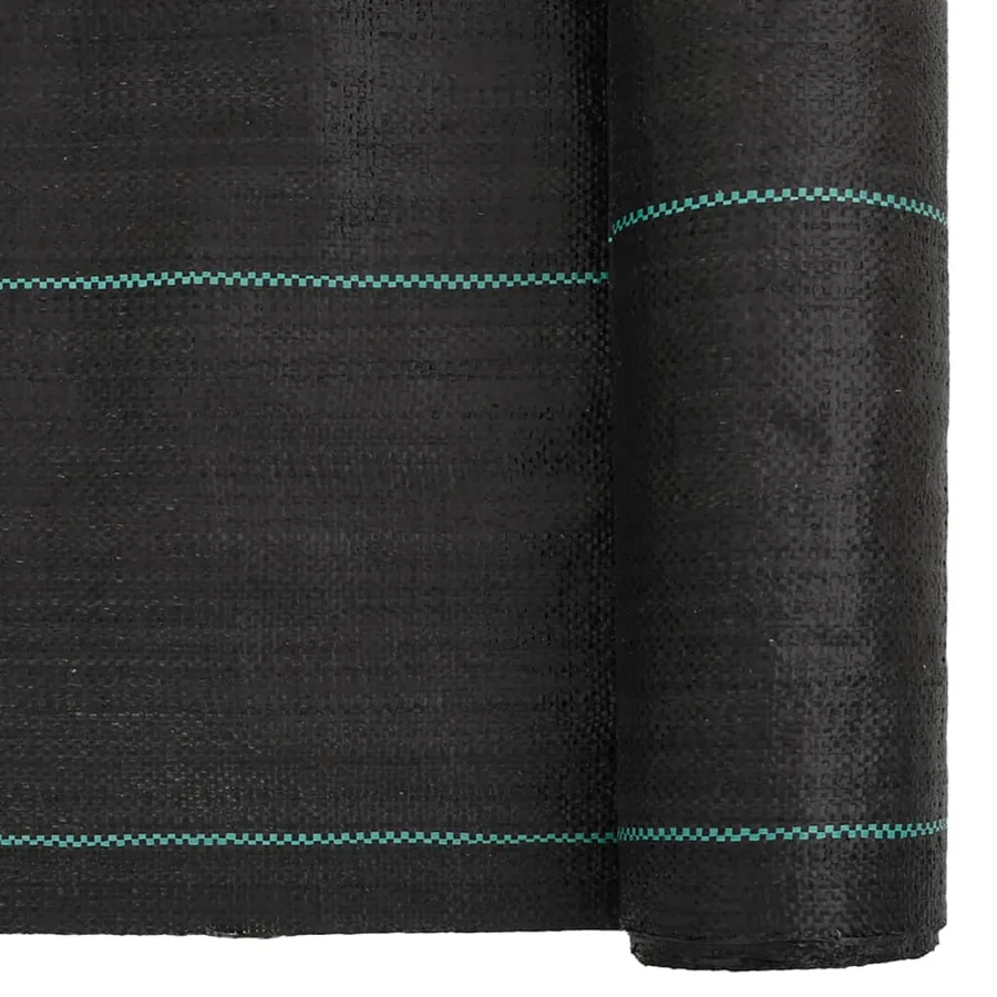 Membrane anti-mauvaises herbes noir 1,5x100 m PP - 6