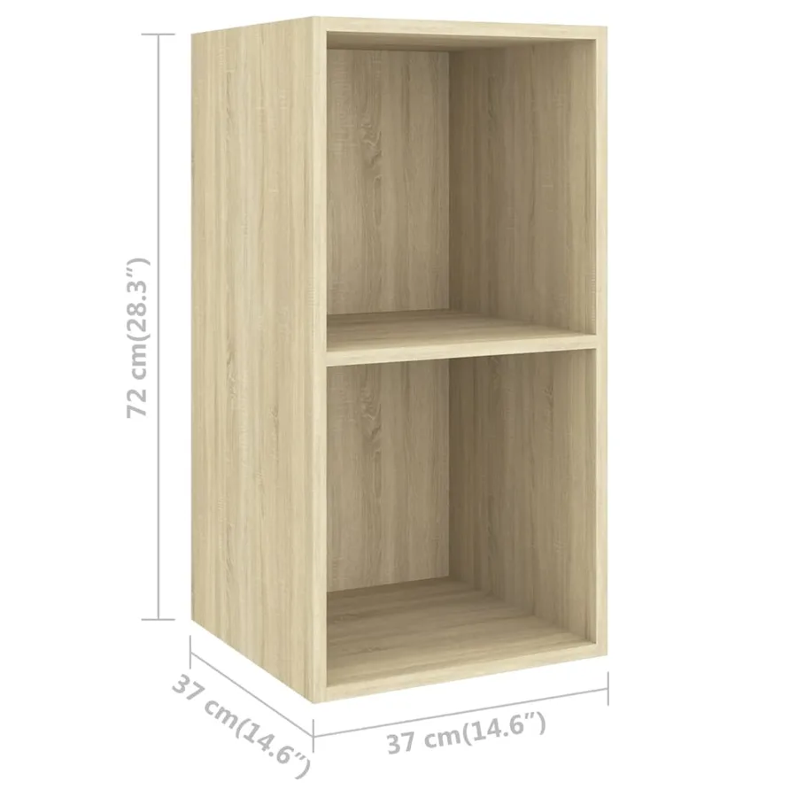 Ensemble de meubles TV 5 pcs Chêne sonoma Bois d'ingénierie - 7