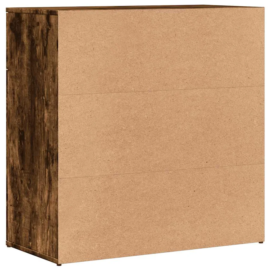 Buffets 2 pcs chêne fumé 79x38x80 cm bois d'ingénierie - 7