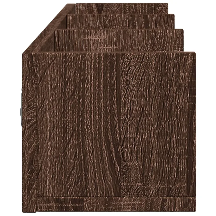 Armoires murales 2pcs chêne marron 75x18x16,5cm bois ingénierie - 7