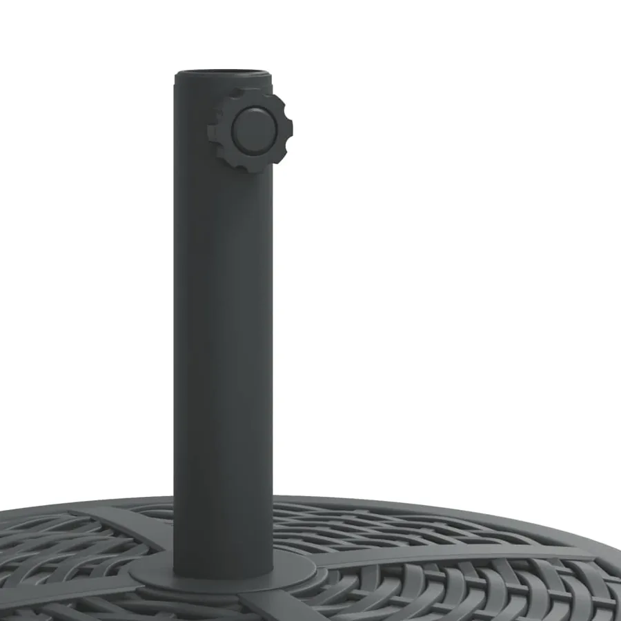 Base de parasol avec roues pour mâts Ø38 / 48 mm 27 kg rond - 7