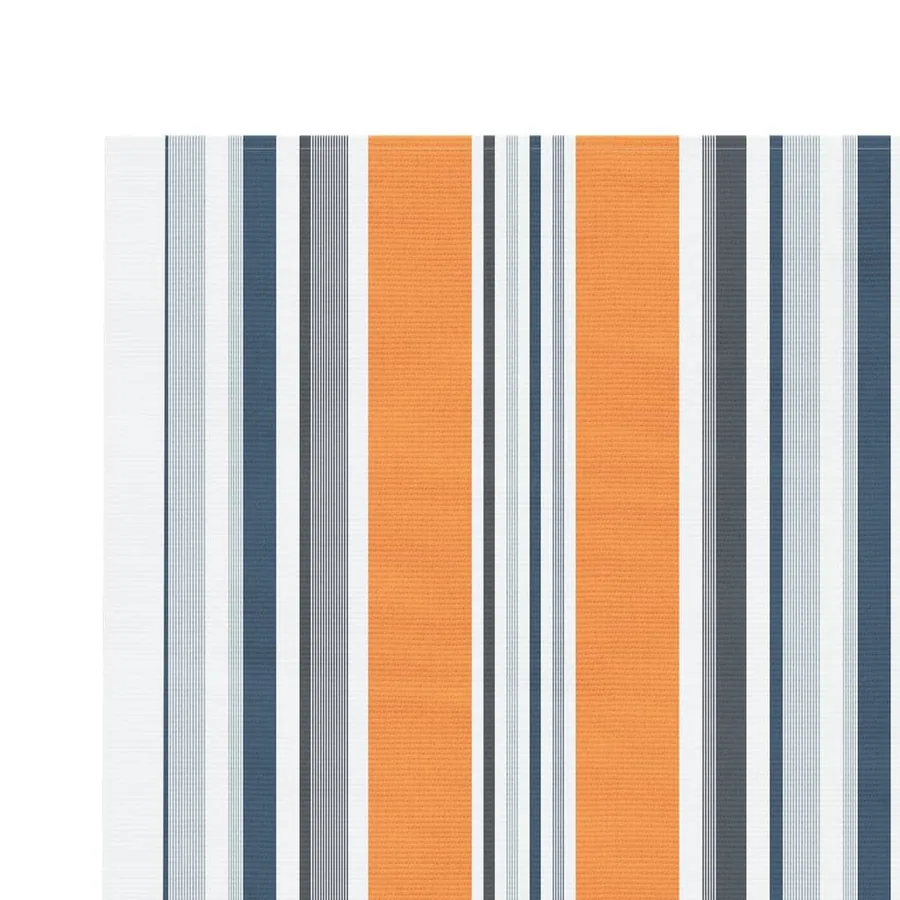 Tissu de remplacement pour auvent orange et bleu 3x2,5 m polyester - 4