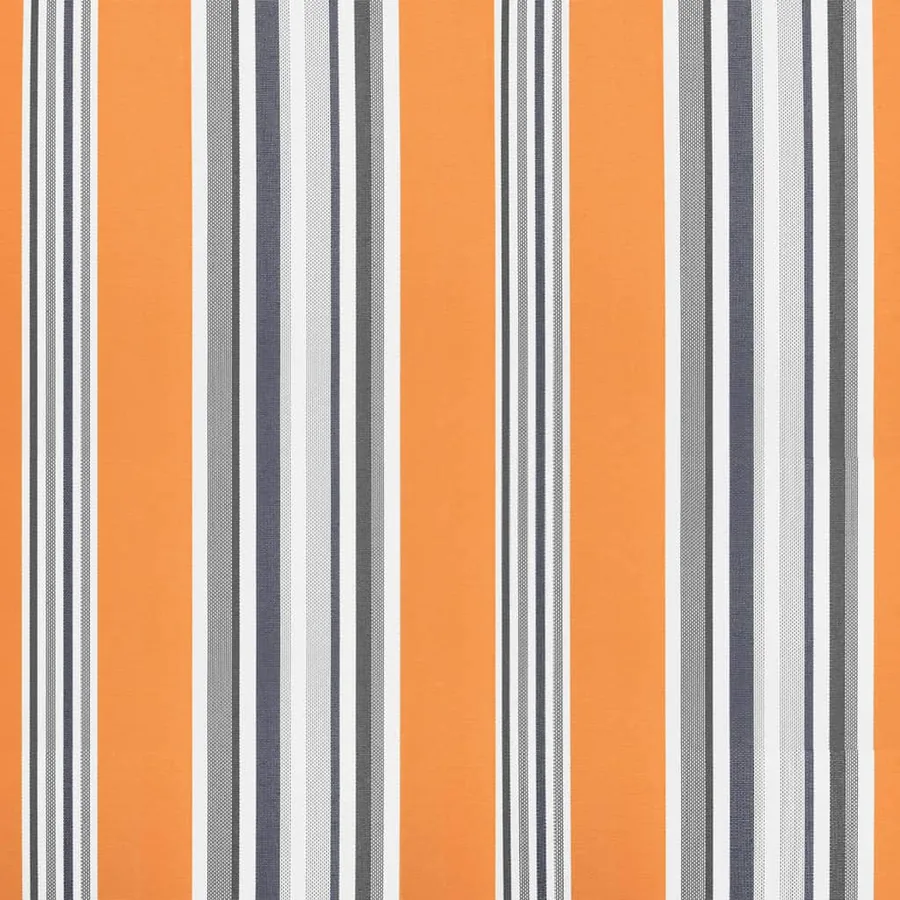 Tissu de remplacement pour auvent orange et bleu 3x2,5 m polyester - 6