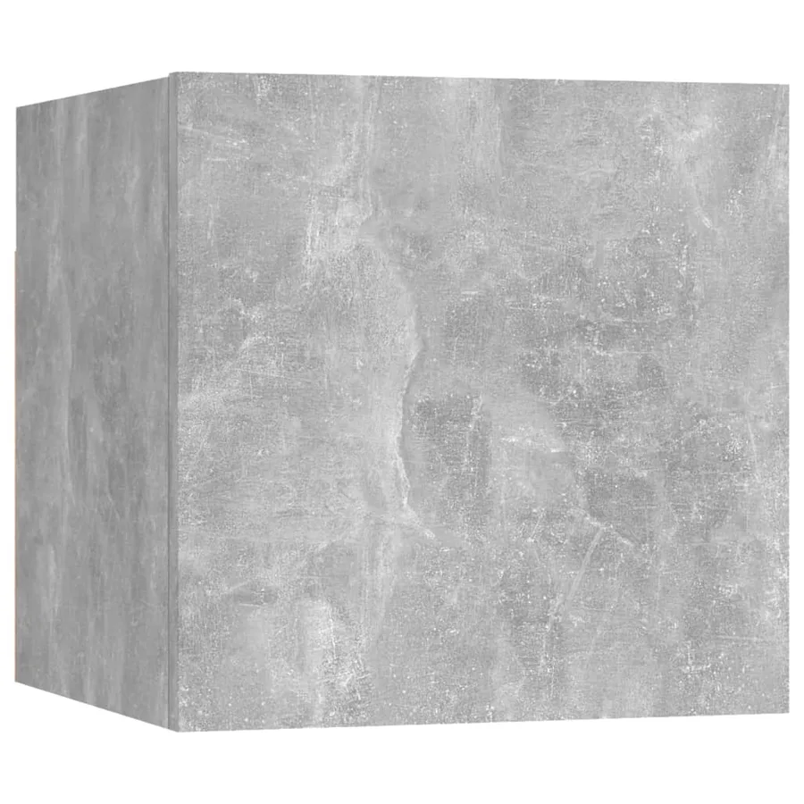 Ensemble de meubles TV 8 pcs Gris béton Bois d'ingénierie - 4