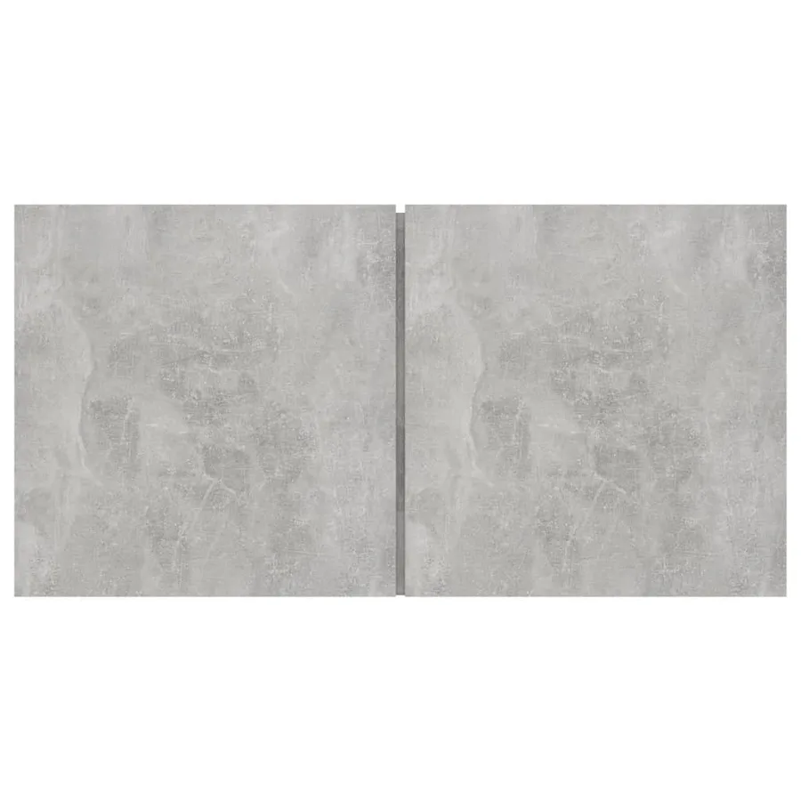 Ensemble de meubles TV 8 pcs Gris béton Bois d'ingénierie - 5