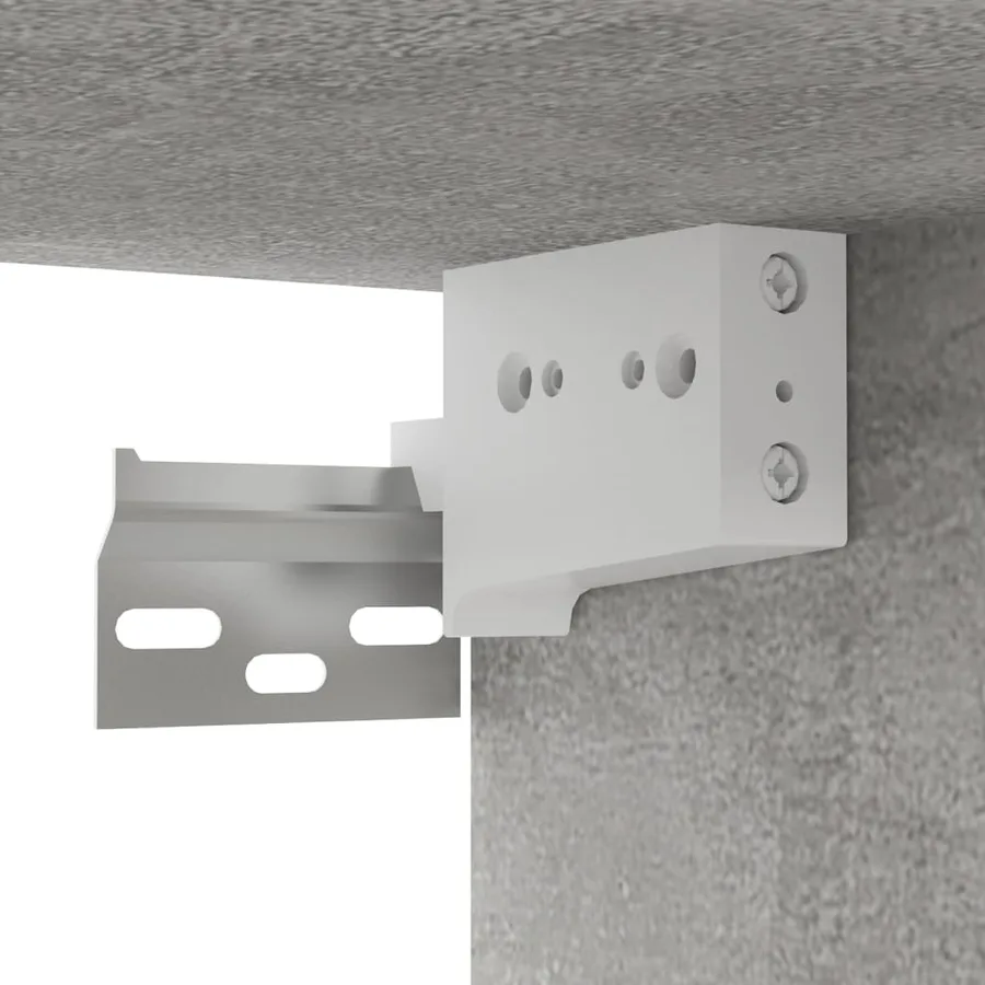 Ensemble de meubles TV 8 pcs Gris béton Bois d'ingénierie - 6