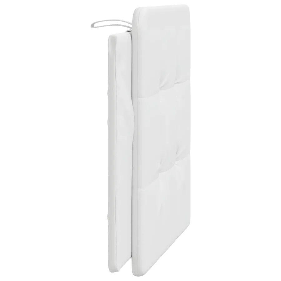 Coussin de tête de lit Zadar blanc 100 cm similicuir - 5