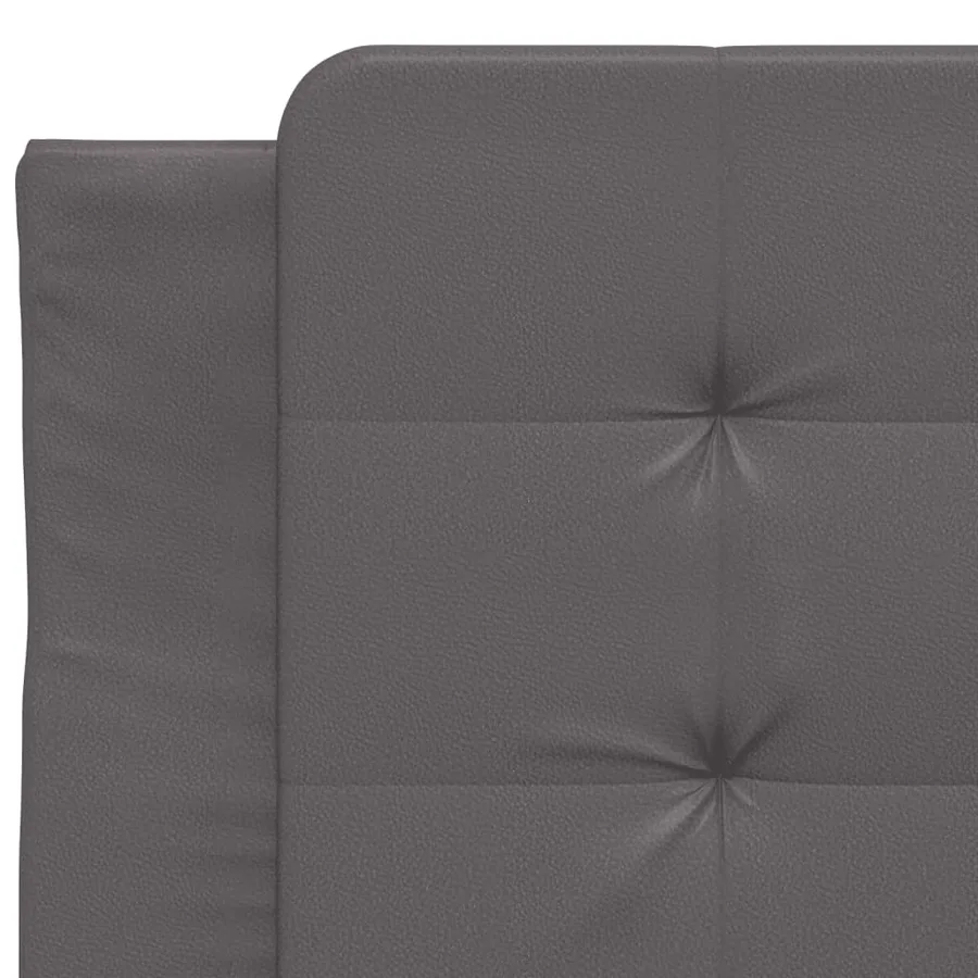Cadre de lit avec LED sans matelas Zadar gris 90x200 cm - 11