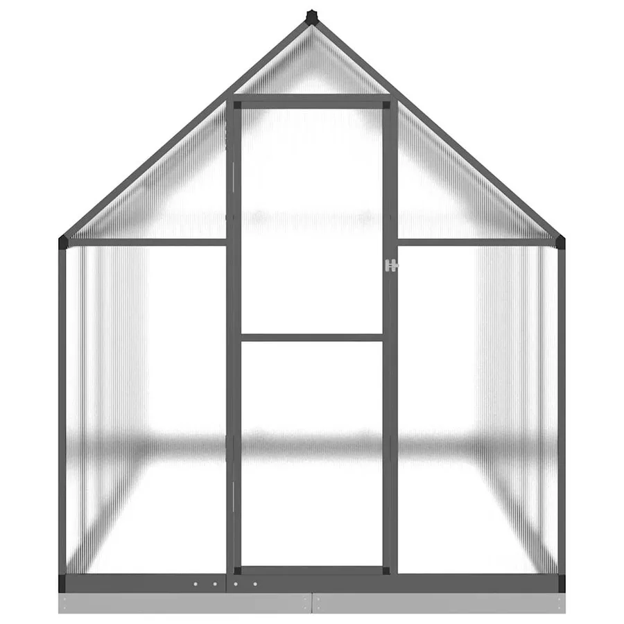 Serre avec cadre de base anthracite 334x169x202 cm aluminium - 3