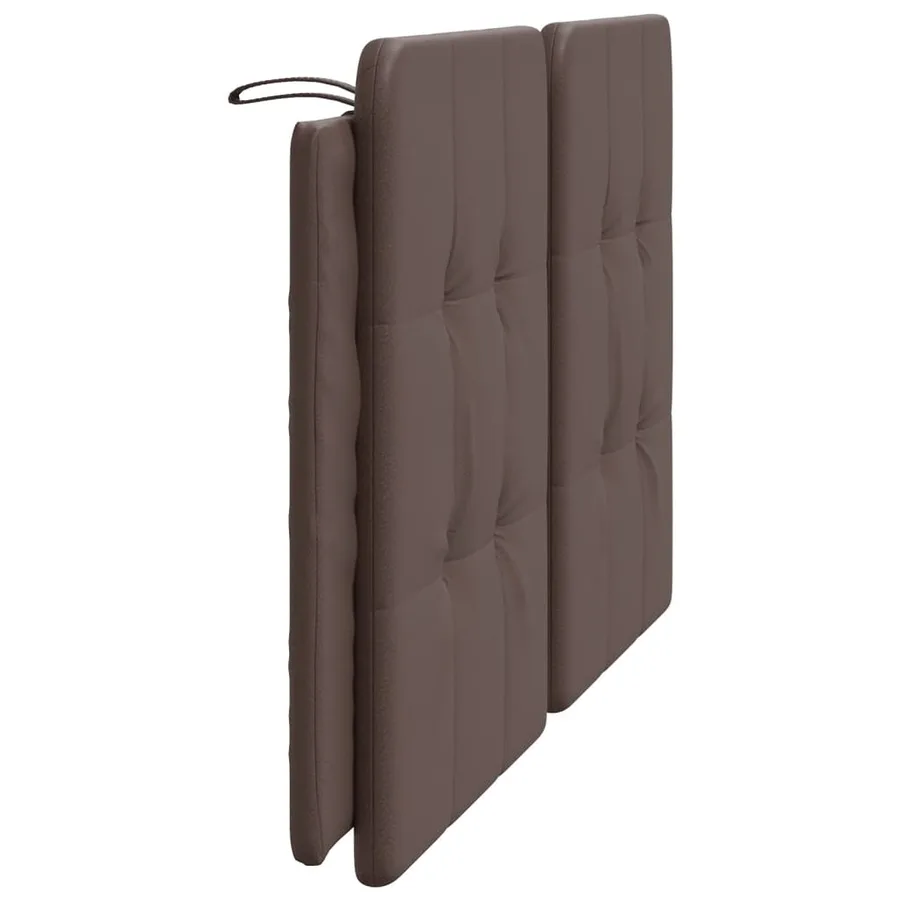 Coussin de tête de lit Zadar marron 160 cm similicuir - 5