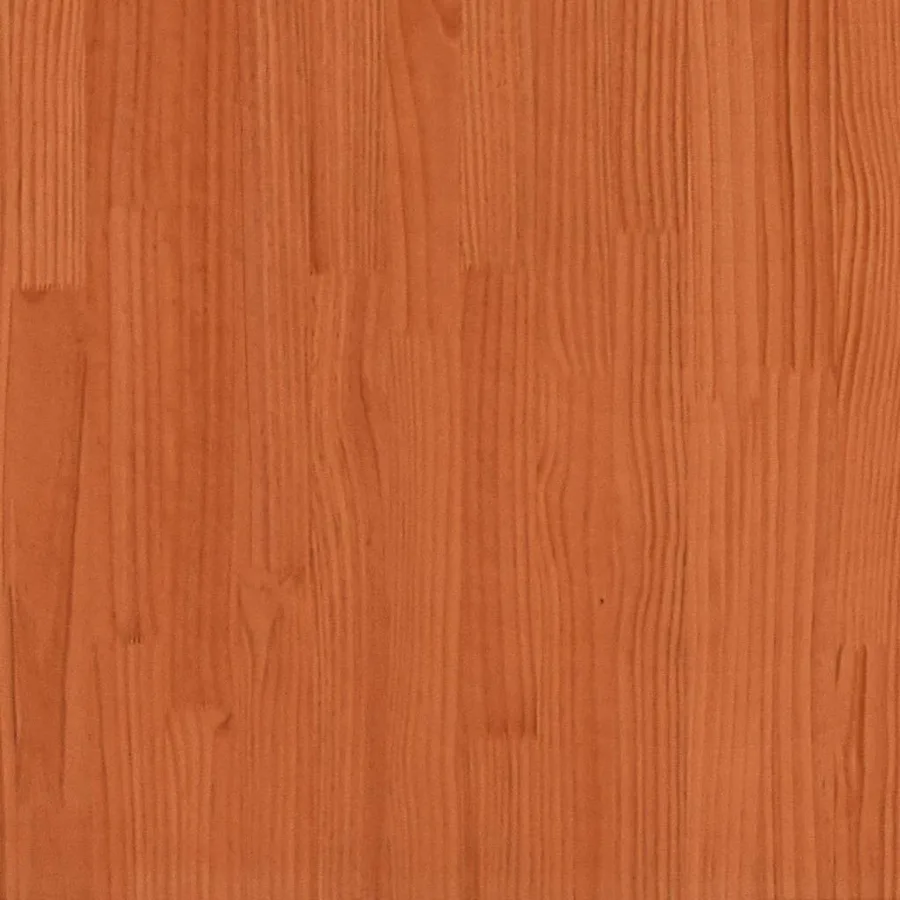 Table basse cire marron 80x50x40 cm bois massif de pin - 8