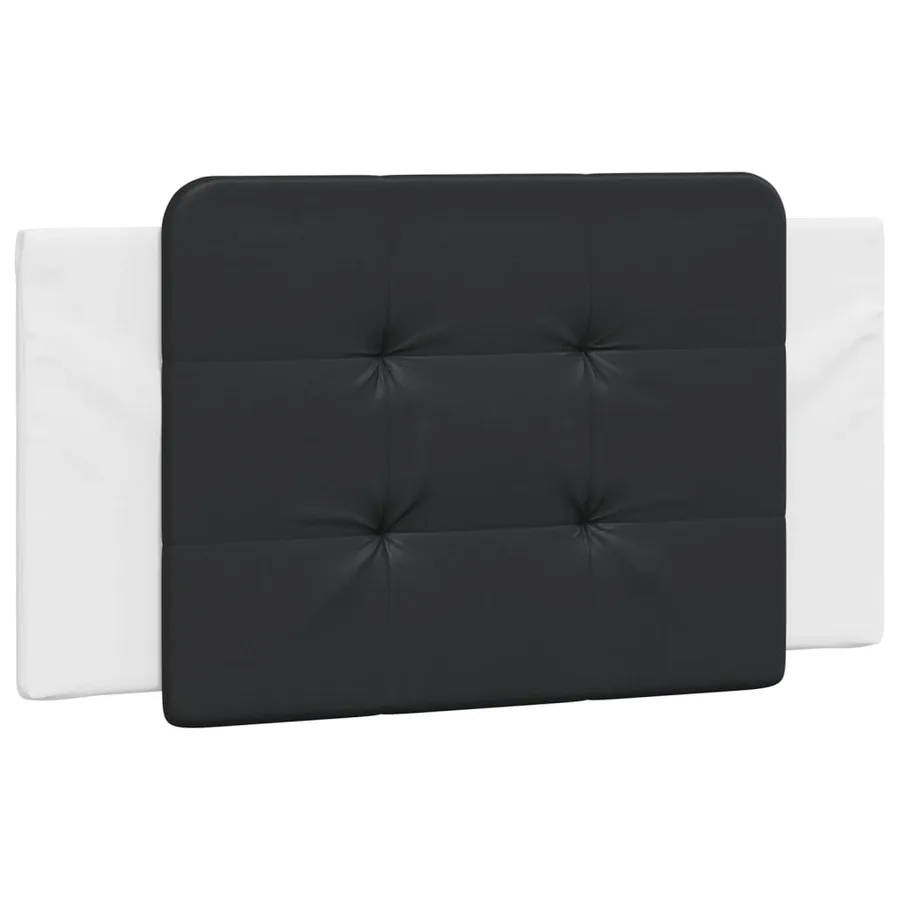 Coussin de tête de lit Zadar noir et blanc 100 cm similicuir - 2