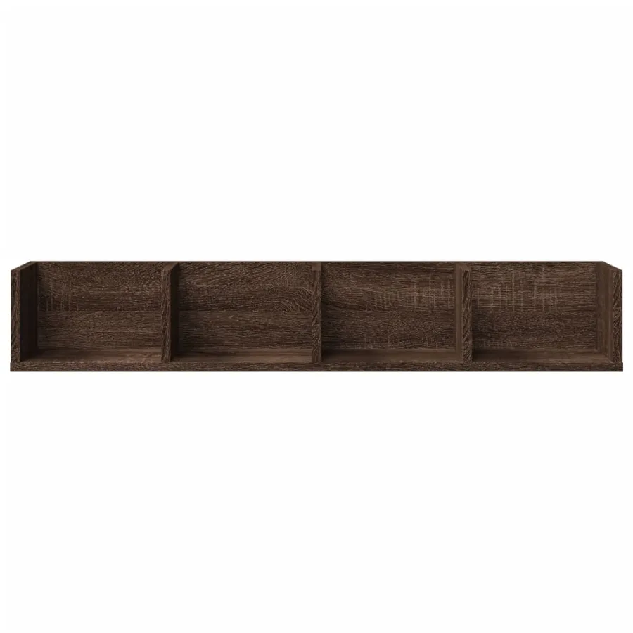 Armoires murales 2pcs chêne marron 99x18x16,5cm bois ingénierie - 5