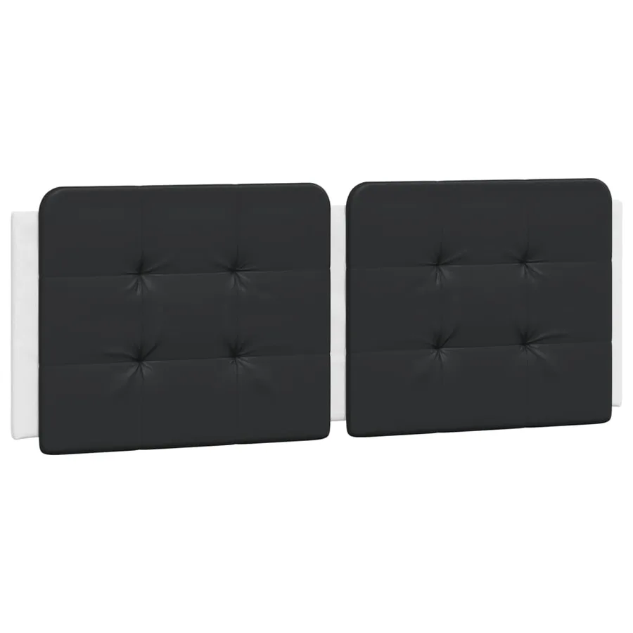 Cadre de lit avec LED sans matelas Zadar blanc et noir 140x200 cm - 10