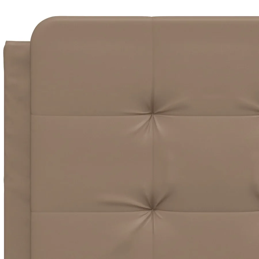 Lit avec matelas Zadar cappuccino 140x200 cm similicuir - 7