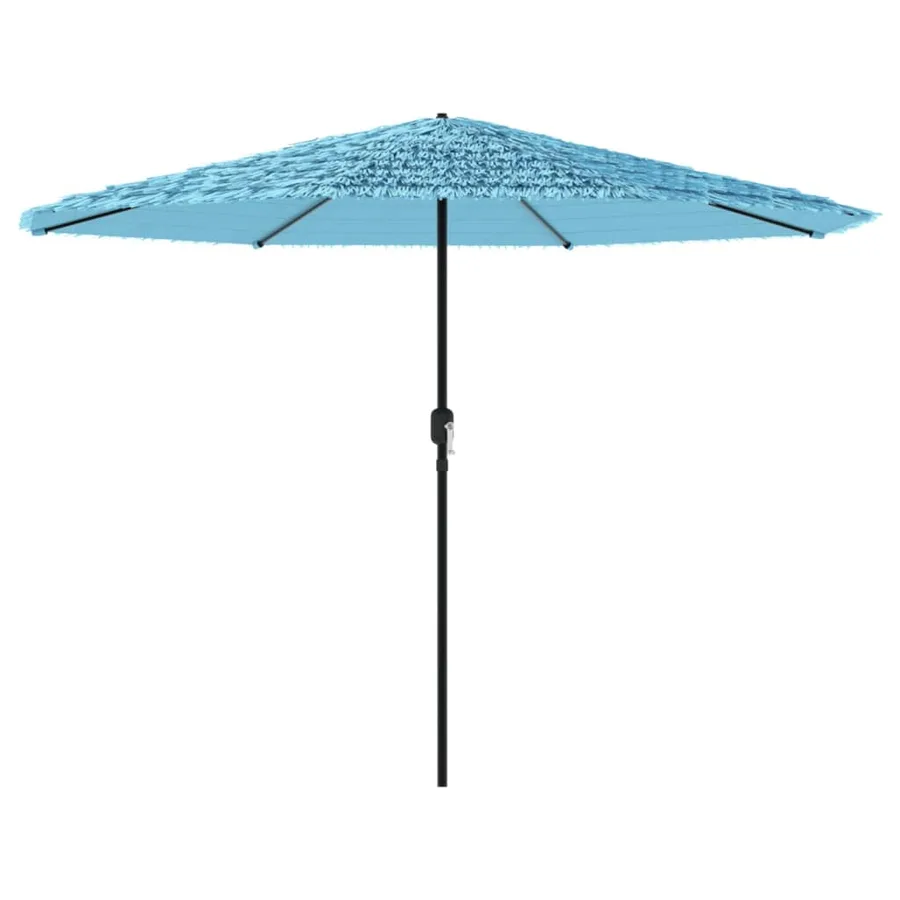 Parasol de jardin avec mât en acier bleu 388x388x248 cm - 2
