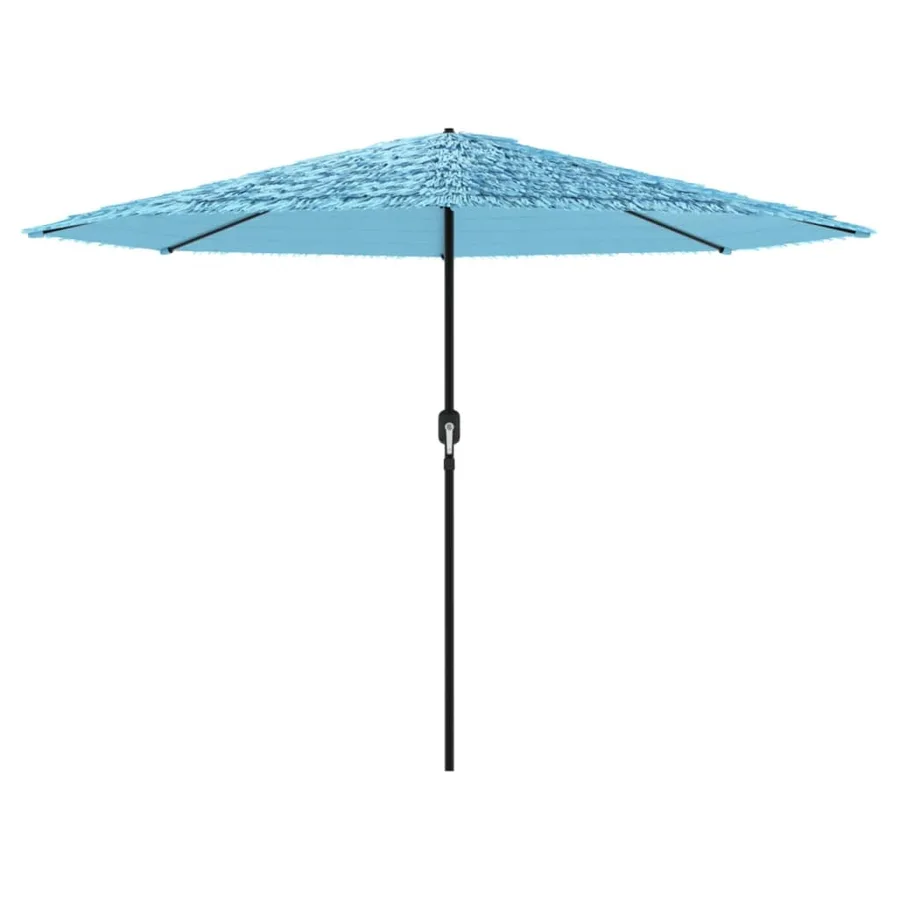 Parasol de jardin avec mât en acier bleu 388x388x248 cm - 3