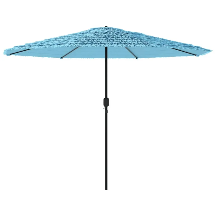 Parasol de jardin avec mât en acier bleu 388x388x248 cm - 5