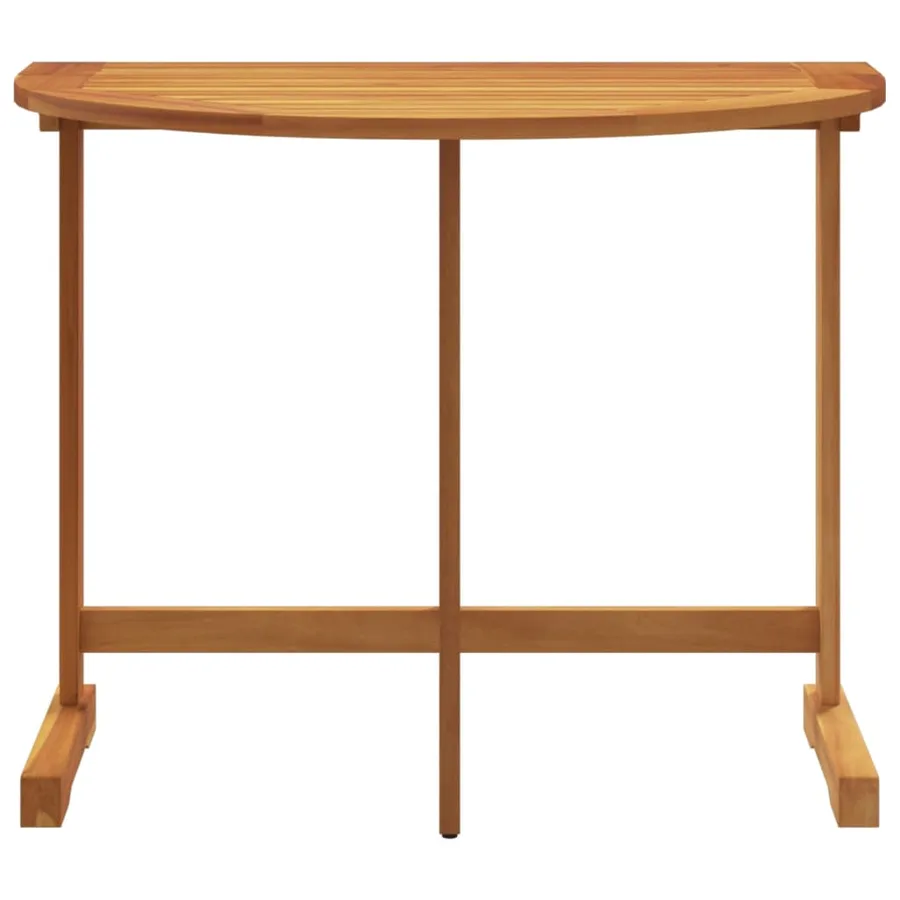 Table pliable de balcon 90x60x72 cm bois d'acacia solide - 4