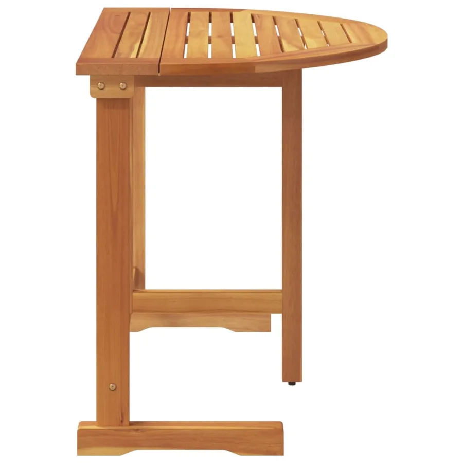 Table pliable de balcon 90x60x72 cm bois d'acacia solide - 5