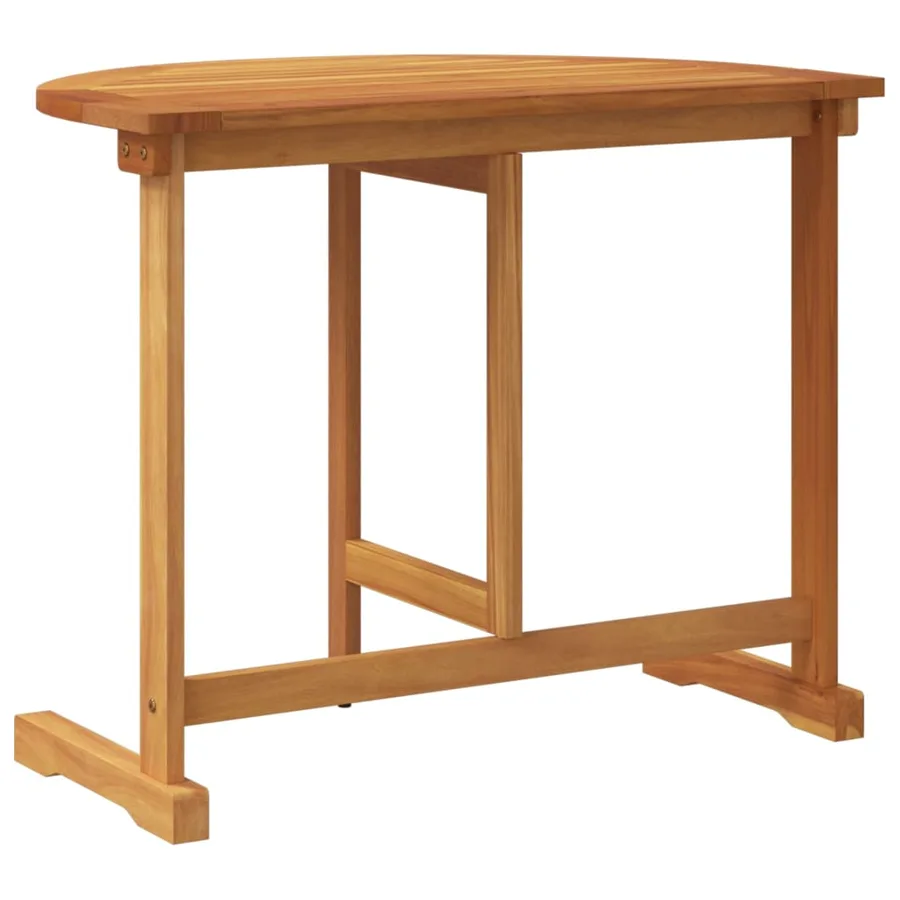 Table pliable de balcon 90x60x72 cm bois d'acacia solide - 6