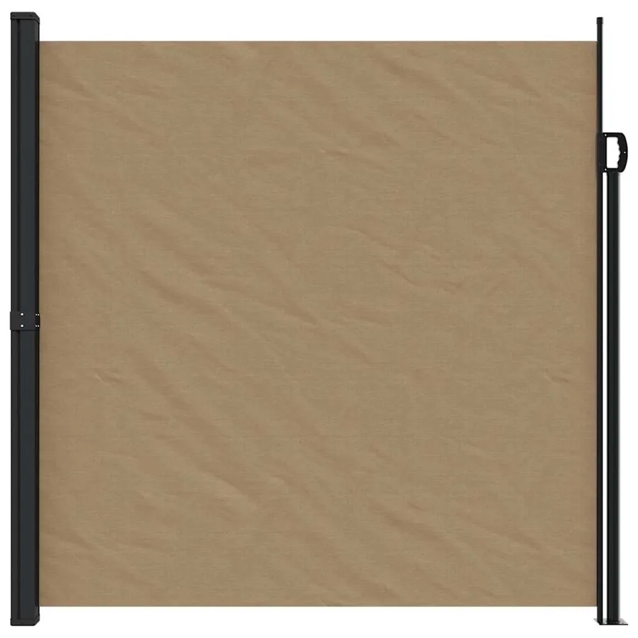 Auvent latéral rétractable taupe 200x500 cm - 3