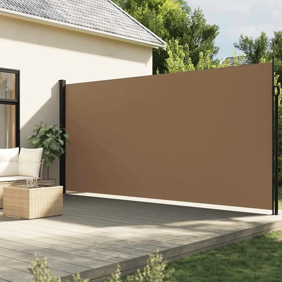 Auvent latéral rétractable taupe 200x300 cm