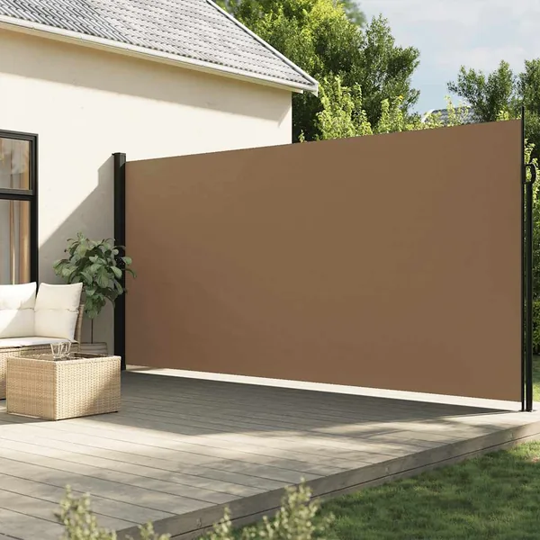 Auvent latéral rétractable taupe 200x300 cm