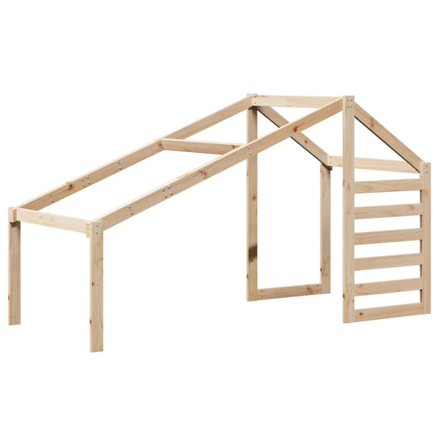 Lit superposé sans matelas 90x190 cm bois de pin massif - 8