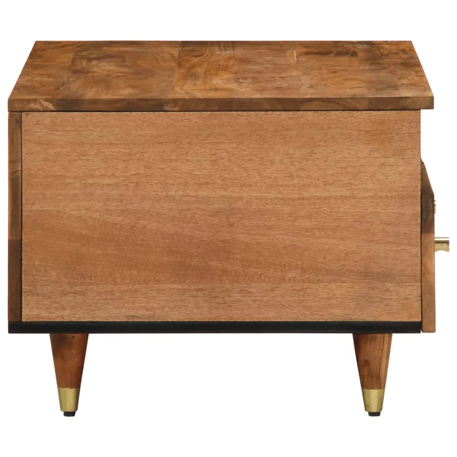Table basse 80x54x40 cm bois de manguier massif - 4