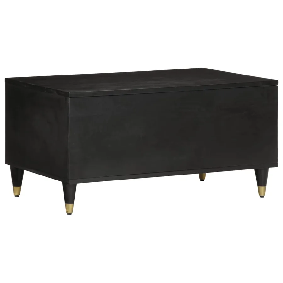 Table basse 80x50x40 cm bois de manguier massif - 5