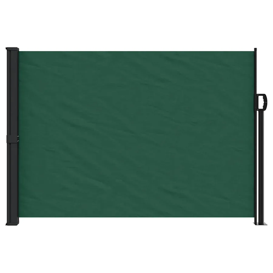Auvent latéral rétractable vert foncé 140x300 cm - 3