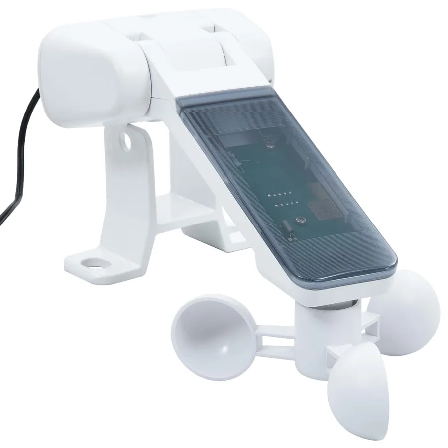 Auvent rétractable automatique avec LED anthracite et blanc - 9